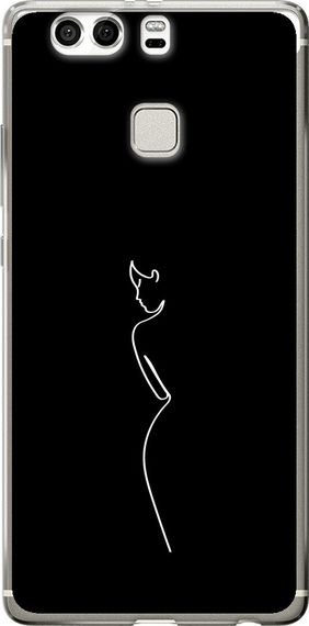 Чехол на Huawei P9 Plus Силуэт1 "4590u-300-17620"