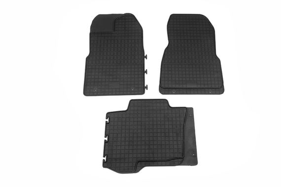 Резиновые коврики (3 шт, Polytep) для Ford Custom 2013-2024 гг | Зображення 1