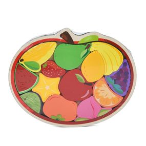 Дитячий дерев'яний пазл-вкладиш "Фрукти" MD 1500-6