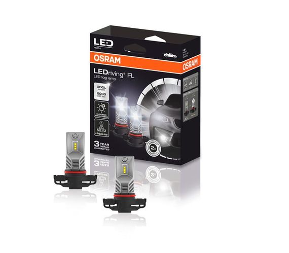 Комплект светодиодных ламп OSRAM 2604CW PSX24W LEDriving FOG LAMP Gen2 для ПТФ