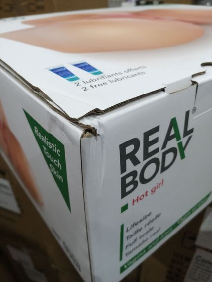 Мастурбатор-півторс Real Body — Hot Girl, два входи: вагіна та попка (мятая упаковка!!!) | Зображення 1