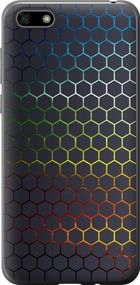 Чехол на Huawei Y5 2018 Переливающиеся соты "498u-1500-17620"