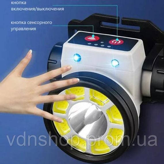 Налобний акумуляторний ліхтар на голову, Головний ліхтар акумуляторний світлодіодний потужний AF-21 | Зображення 6