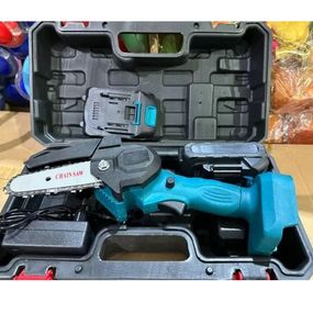 Мини пила 10см аккумуляторная с двумя аккумуляторами OQ-271 в кейсе