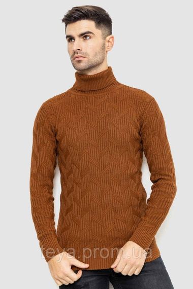 Светр чоловічий, колір коричневий, розміри XL, L, XXL FA_001062