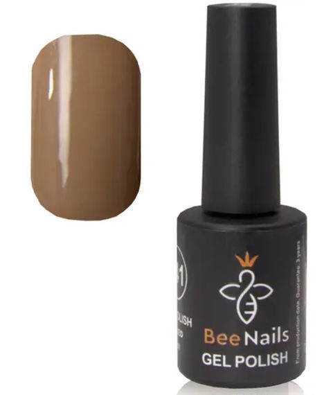 Гель-лак для нігтів Bee Nails 093 (лісовий горіх) 8мл | Зображення 1