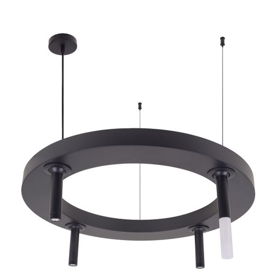 Люстра светодиодная подвесная 22W NW BK (BR-01 688S/4)