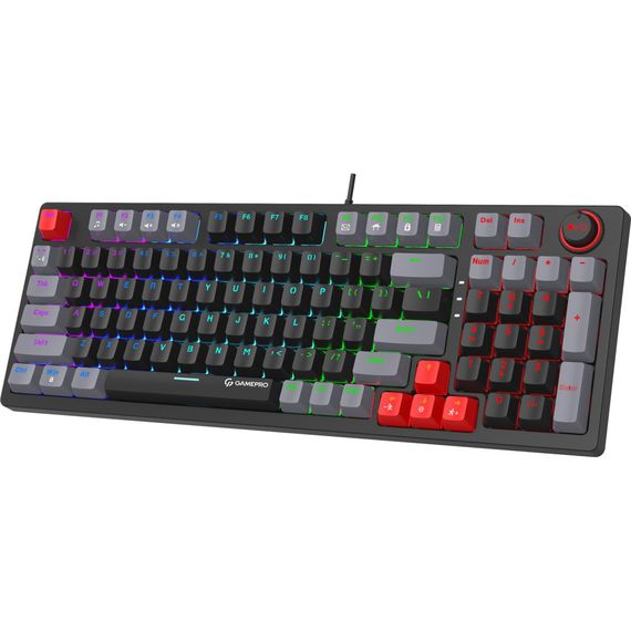 Клавіатура GamePro MK120B LED Blue Switches USB Black (MK120B) | Зображення 2