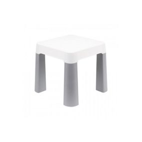 Дитячий табурет 0860TXK сіро-білий, до 75 кг 32 х 32 х 28 см