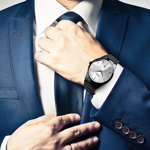 Чоловічий годинник Skmei 9140BKSI Black-Silver | Зображення 2