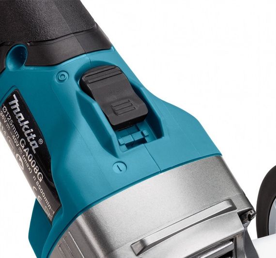 Шліфмашина кутова акумуляторна Makita GA008GZ (125 мм, 8500 об/хв, BL, XGT, без акумуляторів та зарядного пристрою) | Зображення 4