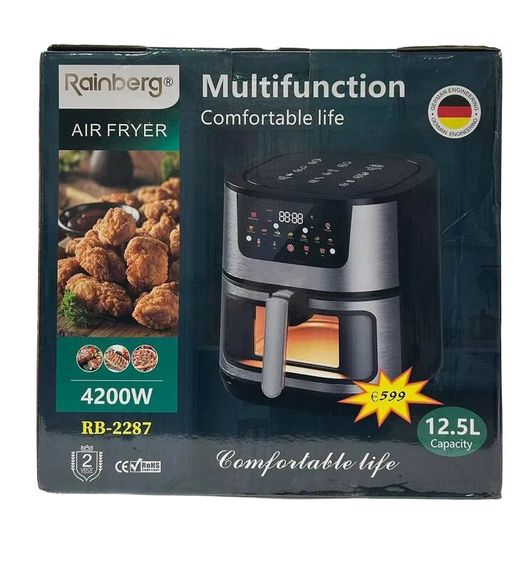 Вакуумна фритюрниця 12.5 л 4200 Вт Rainberg RB-2287 (44994-RB-2287_2475) | Зображення 2