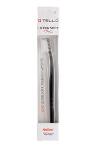 Зубна щітка Tello 6240 Ultra Soft White, d 0.10 mm, чорна