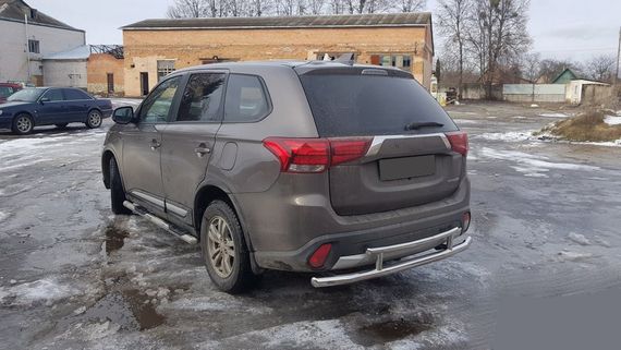 Задня дуга AK004-2 (нерж) для Mitsubishi Outlander 2012-2021 рр | Зображення 5