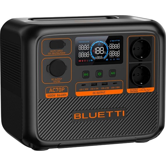 Зарядна станція BLUETTI AC70P 1000W (AC70P) | Зображення 4
