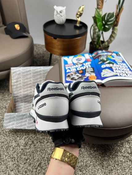 Мужские кроссовки замша  bok Classic LX2200 White Black весна / літо / осінь A3653 44 28 см | Зображення 1