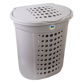 Корзина для белья Алеана Овальная Какао 60 л (алн 122053/какао)