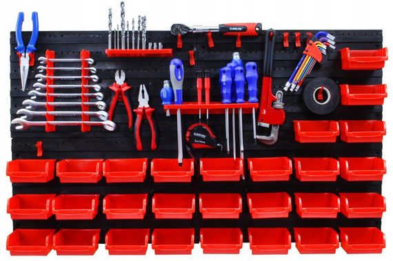 Панель-органайзер для инструментов 46ел. 95 X 54,5 см Mar-Pol M66630 | Зображення 2