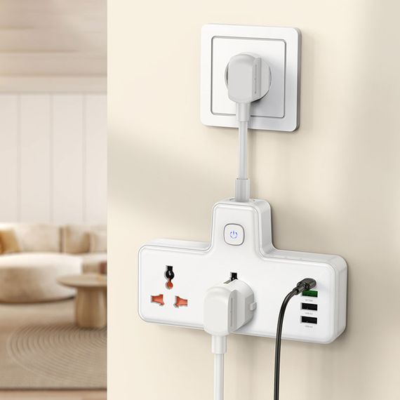МЗП Hoco AC12A Reise (PD30W/1C3A) +Socket White | Зображення 4