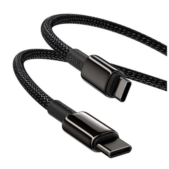 Дата кабель USB-C to USB-C 1.0m 100W black Baseus (CATWJ-01) | Зображення 4