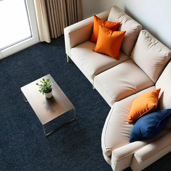 Самоклеюча плитка під ковролін в рулоні темно-сірий 600х3000мм SW-00002587 | Зображення 5