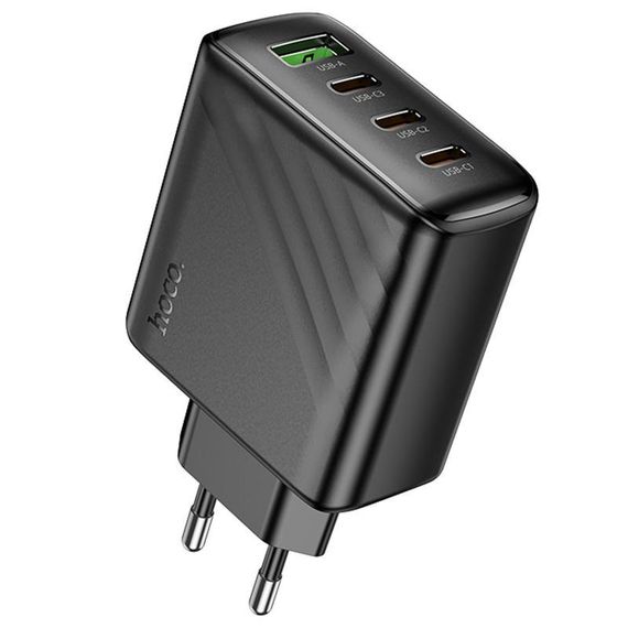 МЗП Hoco CS27A Supply PD67W+QC3.0 (1USB-A/3C) Black | Зображення 3
