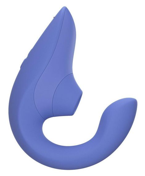 Вагінально-кліторальний стимулятор Womanizer Blend Vibrant Blue, вібрація + вакуум, 2 мотори Sex Aura | Зображення 1