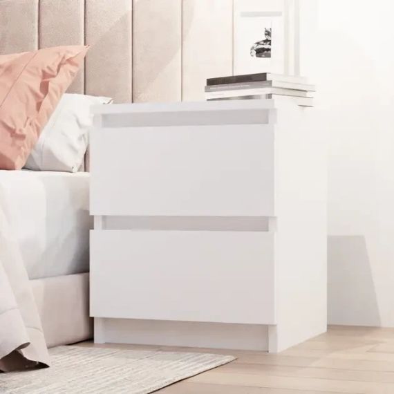 Тумбочка приліжкова/ Банкетка в спальню STL-MD 78 (Г30/Ш32/В41, БІЛА)