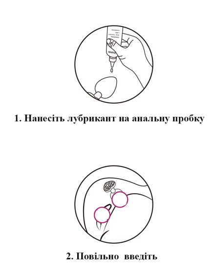 Комплект металлических анальных пробок с красными кристаллами ( размер S, M, L ) | Зображення 7