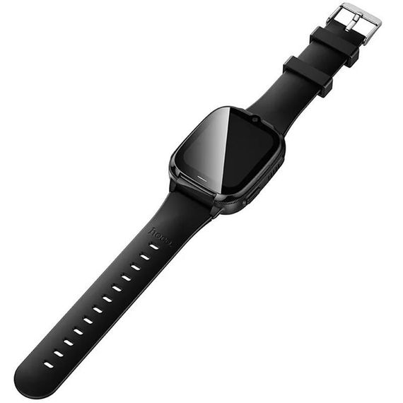 Дитячий cмарт-годинник Hoco Y106 4G with call function Black | Зображення 1