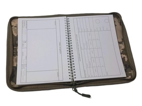 Блокнот тактичний в обкладинці А5 водонепроникна Піксель | Зображення 3