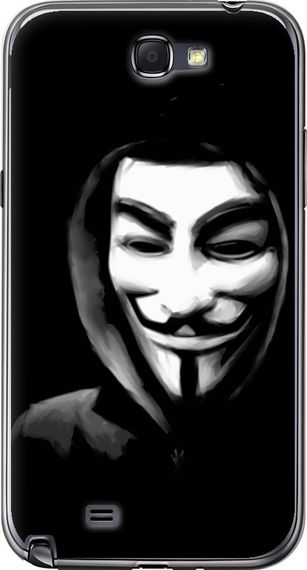 Чехол на Samsung Galaxy Note 2 N7100 Анонимус "832u-17-17620"