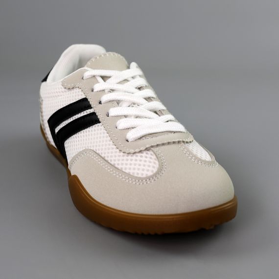 Кеди жіночі 591418 Білі сірі 36 37 38 39 40 41 | Зображення 1