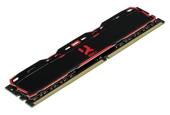 Модуль пам'яті для комп'ютера DDR4 8GB 3200 MHz IRDM X Black Goodram (IR-X3200D464L16SA/8G) | Зображення 1