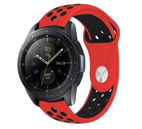 Спортивний ремінець Primo Perfor Sport годинника для Samsung Galaxy Watch 42 mm (SM-R810) - Red&Black