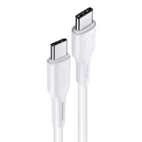 Дата кабель USAMS US-SJ459 U43 Type-C to Type-C 100W PD (1.2m) Белый