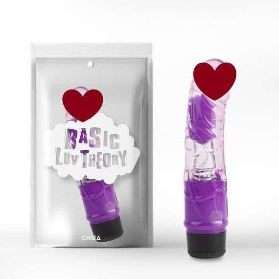 Вібратор реалістичний Chisa Realistic Vibe, фіолетовий Sex Aura