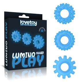 Набір ерекційних кілець - Lumino Play Penis Ring sexstyle