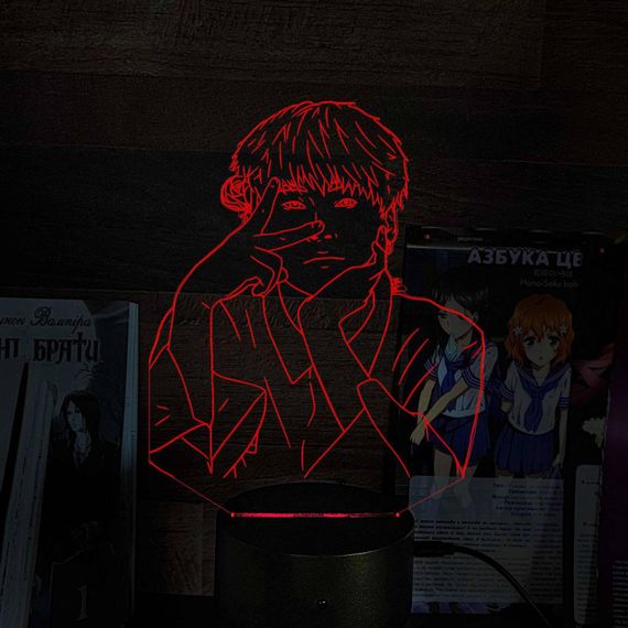 Акриловый светильник-ночник Мин Юнги красный tty-n001509