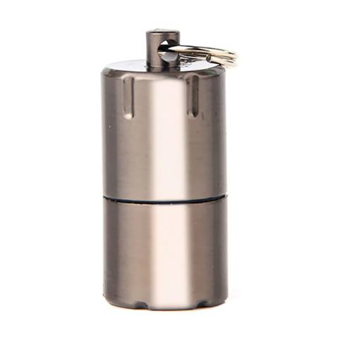Бензиновая мини зажигалка брелок Dolphin 1989 - Silver