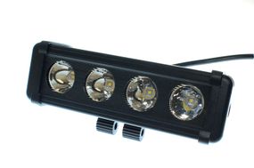 Светодиодная фара AllLight D-40W 4chip CREE spot 9-30V нижний крепеж