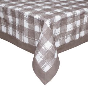 Скатертина Home Line 66010 Україна 140x180  Бавовна Коричневий