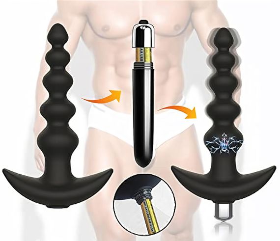 Силіконова анальна пробка з вібрацією (ААА, 10 режимів) | Зображення 6