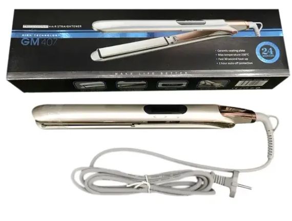 Праска випрямляч для волосся Gemei GM 407