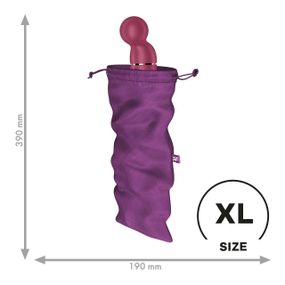 Мешочек для секс-игрушек Satisfyer Treasure Bag XL, фиолетовый, на шнурке Sex Aura