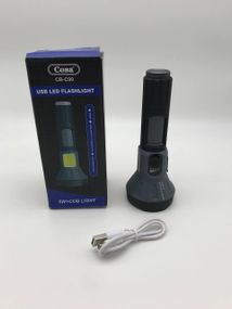 Фонарь ручной с боковой подсветкой COBA C90 BATTERY (A-2633)