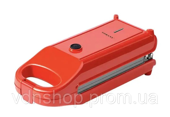 Мультипекарь 6 в 1 Sokany SK-BBQ-836 700 Вт антипригарное покрытие Красный | Зображення 1