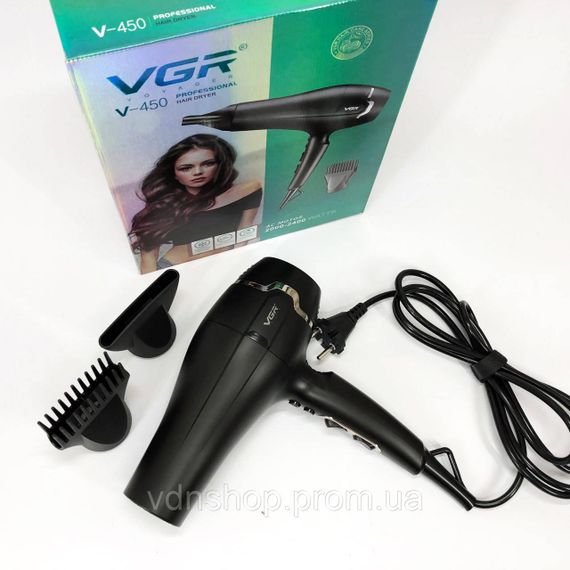 Потужний фен для швидкого сушіння, Зручний надійний фен для волосся, Електрофен з насадками YK-98 | Зображення 8