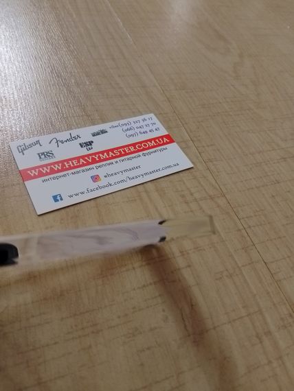 Рамка прямая пластик для бріджевого хамбакера электрогитары хром | Зображення 5
