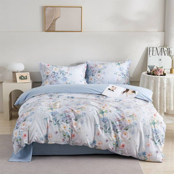 Постельное белье евро из сатина L&M Print 7 21604 200х230 см